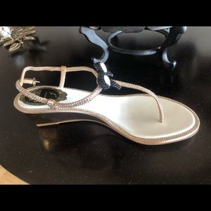 Rene caovilla wedge size 38 brand new